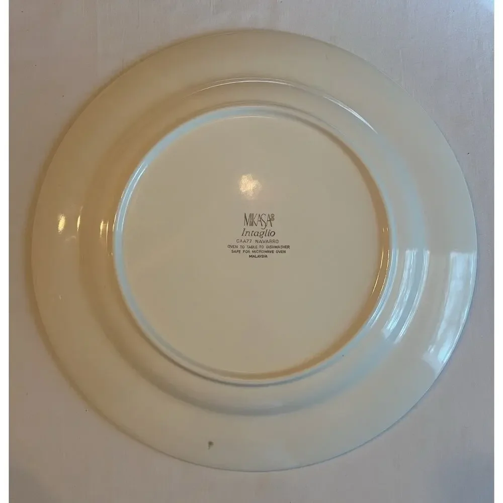 Mikasa Intaglio Navarro CAA77 12” Round Serving Platter Chop Plate Vintage